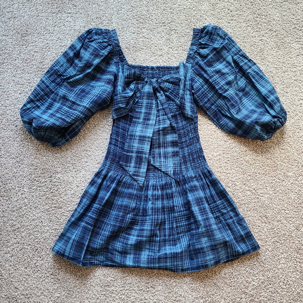 NWT Ramy Brook Caroline Tie Front Mini Dress Size XS - Picture 5 of 5